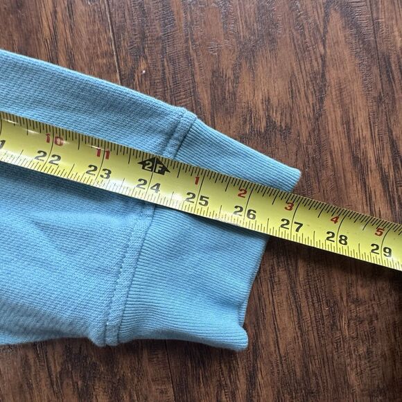 ATM Anthony Thomas Melillo Hoodie Color Capsule Pullover Blue Womens Size Large - Picture 9 of 12